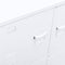 vidaXL Industrial Storage Chest White 75x40x80 cm Steel