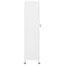 vidaXL Locker Cabinet White 38x45x180 cm Steel