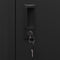 vidaXL Locker Cabinet Black 38x45x180 cm Steel