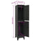 vidaXL Locker Cabinet Anthracite 38x45x180 cm Steel