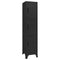 vidaXL Locker Cabinet Black 38x45x180 cm Steel