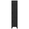 vidaXL Locker Cabinet Black 38x45x180 cm Steel