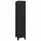 vidaXL Locker Cabinet Black 38x45x180 cm Steel