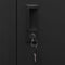 vidaXL Locker Cabinet Black 38x45x180 cm Steel