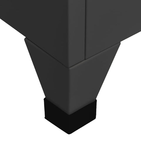 vidaXL Locker Cabinet Anthracite 38x45x180 cm Steel