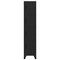 vidaXL Locker Cabinet Black 38x45x180 cm Steel