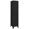 vidaXL Locker Cabinet Black 38x45x180 cm Steel