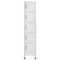 vidaXL Locker Cabinet Light Grey 38x40x180 cm Steel