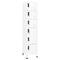 vidaXL Locker Cabinet White 38x40x180 cm Steel
