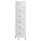 vidaXL Locker Cabinet Light Grey 38x40x180 cm Steel