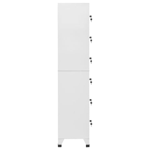 vidaXL Locker Cabinet Light Grey 38x40x180 cm Steel
