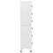 vidaXL Locker Cabinet Light Grey 38x40x180 cm Steel
