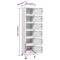 vidaXL Locker Cabinet Light Grey 38x40x180 cm Steel