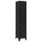 vidaXL Locker Cabinet Black 38x40x180 cm Steel