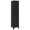 vidaXL Locker Cabinet Black 38x40x180 cm Steel