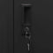 vidaXL Locker Cabinet Black 38x40x180 cm Steel