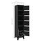 vidaXL Locker Cabinet Black 38x40x180 cm Steel
