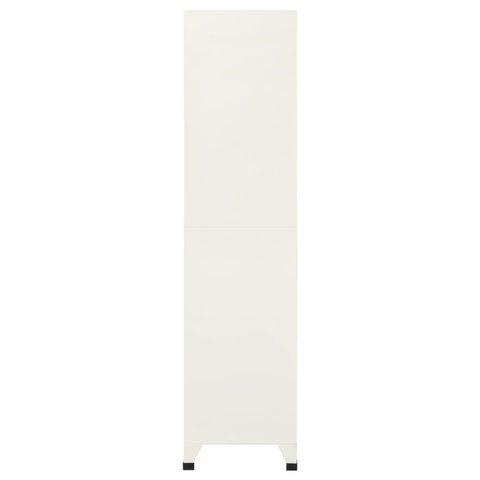 vidaXL Locker Cabinet Grey and Blue 90x45x180 cm Steel