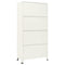 vidaXL Locker Cabinet Grey and Blue 90x45x180 cm Steel