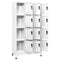 vidaXL Locker Cabinet White 90x45x180 cm Steel
