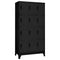 vidaXL Locker Cabinet Black 90x45x180 cm Steel