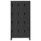 vidaXL Locker Cabinet Anthracite 90x45x180 cm Steel