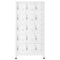 vidaXL Locker Cabinet Light Grey 90x40x180 cm Steel