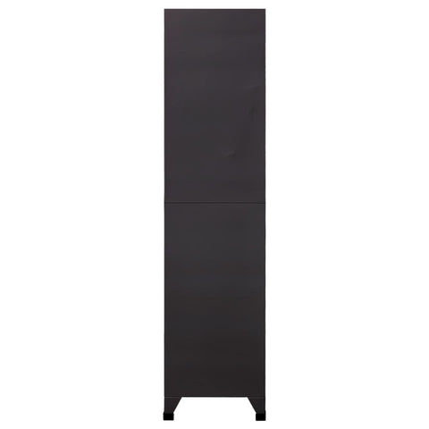 vidaXL Locker Cabinet Anthracite and White 90x40x180 cm Steel