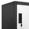vidaXL Locker Cabinet Anthracite and White 90x40x180 cm Steel