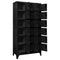 vidaXL Locker Cabinet Black 90x40x180 cm Steel