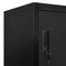 vidaXL Locker Cabinet Black 90x40x180 cm Steel