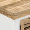 vidaXL TV Cabinet 110x30x40 cm Solid Wood Mango