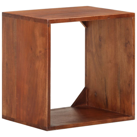 vidaXL Wall Shelf 40x30x40 cm Solid Acacia Wood