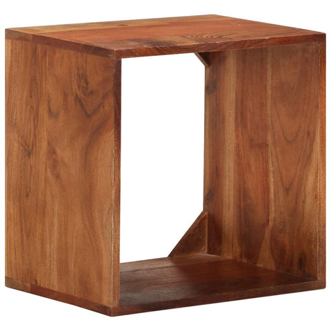 vidaXL Wall Shelf 40x30x40 cm Solid Acacia Wood