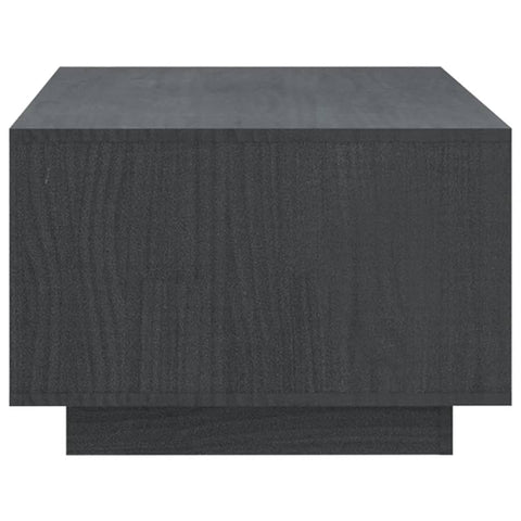 vidaXL Coffee Table Grey 110x50x33.5 cm Solid Pinewood