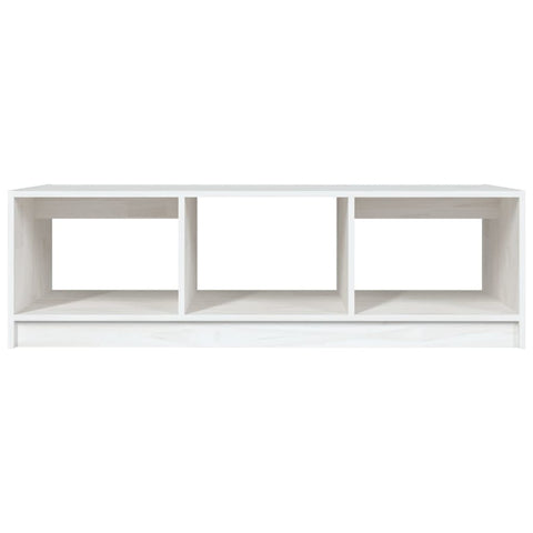 vidaXL Coffee Table White 110x50x34 cm Solid Pinewood