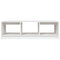 vidaXL Coffee Table White 110x50x34 cm Solid Pinewood