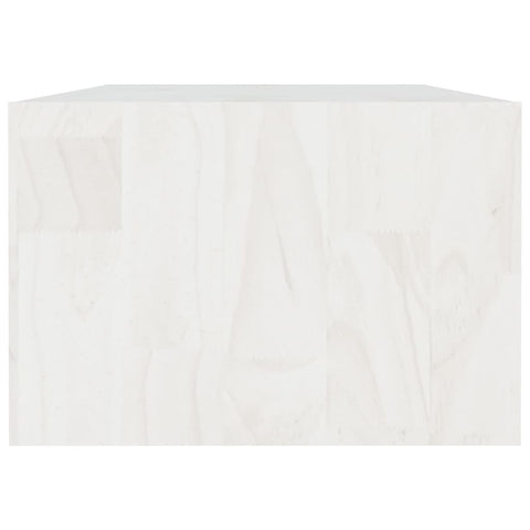 vidaXL Coffee Table White 110x50x34 cm Solid Pinewood