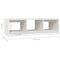 vidaXL Coffee Table White 110x50x34 cm Solid Pinewood