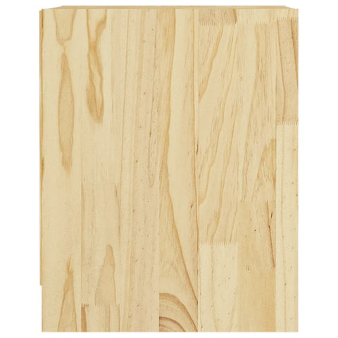 vidaXL Bedside Cabinet 35.5x33.5x41.5 cm Solid Pinewood