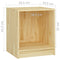 vidaXL Bedside Cabinet 35.5x33.5x41.5 cm Solid Pinewood