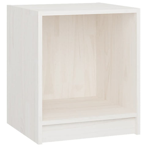 vidaXL Bedside Cabinets 2 pcs White 35.5x33.5x41.5 cm Solid Pinewood