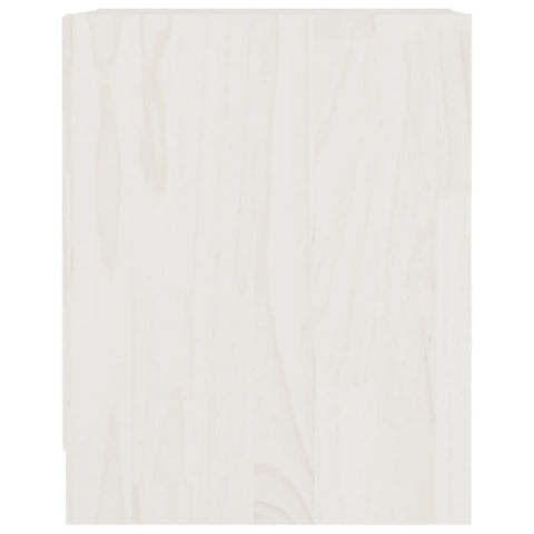 vidaXL Bedside Cabinets 2 pcs White 35.5x33.5x41.5 cm Solid Pinewood