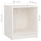 vidaXL Bedside Cabinets 2 pcs White 35.5x33.5x41.5 cm Solid Pinewood