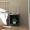 vidaXL Bedside Cabinets 2 pcs Grey 35.5x33.5x41.5 cm Solid Pinewood