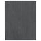 vidaXL Bedside Cabinets 2 pcs Grey 35.5x33.5x41.5 cm Solid Pinewood