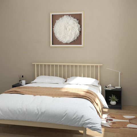 vidaXL Bedside Cabinets 2 pcs Grey 35.5x33.5x41.5 cm Solid Pinewood