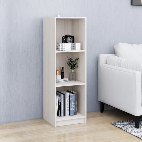 vidaXL Book Cabinet/Room Divider White 36x33x110 cm Solid Pinewood