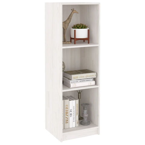 vidaXL Book Cabinet/Room Divider White 36x33x110 cm Solid Pinewood
