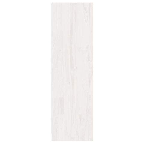 vidaXL Book Cabinet/Room Divider White 36x33x110 cm Solid Pinewood